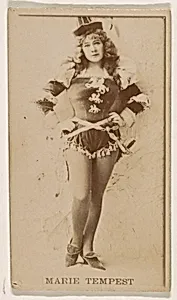 Marie Tempest, from the Actresses series (N245) issued by Kinney Brothers to promote Sweet Caporal Cigarettes by Kinney Brothers Tobacco Company