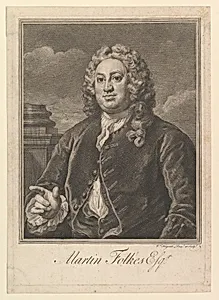 Martin Folkes by William Hogarth|Martin Folkes