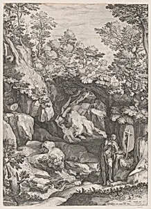 Mary Magdalen Repentant in the Wilderness