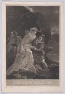 Mary, Queen of Scots escaping Lochleven Castle (from "The History of England")