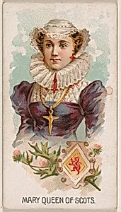 Mary Queen of Scots, from Leaders series (N222) issued by Kinney Bros. by Kinney Brothers Tobacco Company