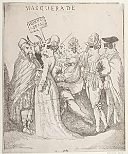 Masquerade by Thomas Rowlandson