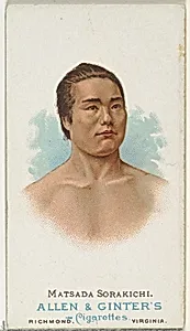 Matsuda Sorakichi, Wrestler, from World's Champions, Series 1 (N28) for Allen & Ginter Cigarettes by Lindner, Eddy & Claus|Allen & Ginter