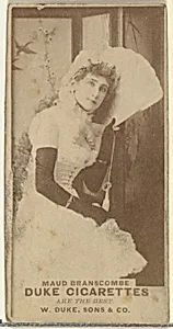 Maud Branscombe, from the Actors and Actresses series (N145-7) issued by Duke Sons & Co. to promote Duke Cigarettes by W. Duke, Sons & Co.