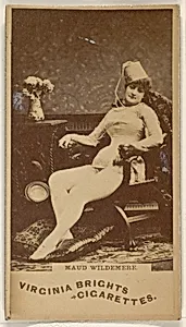Maud Wildemere, from the Actors and Actresses series (N45, Type 1) for Virginia Brights Cigarettes by Allen & Ginter