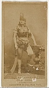 May Handey, from the Actors and Actresses series (N171) for Old Judge Cigarettes by Goodwin & Company
