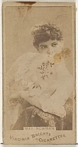 May Newman, from the Actors and Actresses series (N45, Type 1) for Virginia Brights Cigarettes by Allen & Ginter