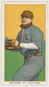 McAleese, St. Louis, American League, from the White Border series (T206) for the American Tobacco Company