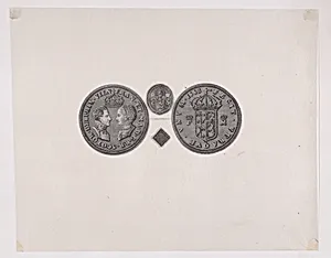 Medal commemorating the marriage of Mary, Queen of Scots to the Dauphin Francis of France, with Mary's privy seal and signet ring by Mary, Queen of Scots|John West