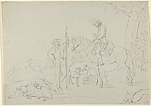 Medieval Hunting Scene