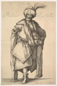 Melchior, after "Three Magi" series by Jacques Bellange