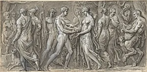 Meleager Presents to Atalanta the Head of the Calydonian Boar by Guillaume Boichot