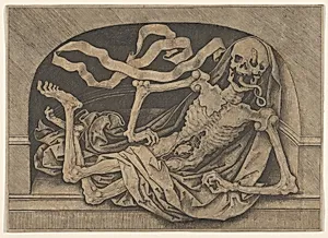 Memento Mori: a skeleton in a niche