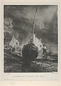 Memory of Saint-Valéry-sur-Somme by Victor Morlot|McLean & Co.|Charles Motte|Eugène Isabey