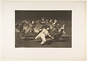 'Merry Folly' from the 'Disparates' (Follies / Irrationalities) by Goya (Francisco de Goya y Lucientes)
