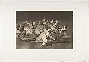 'Merry Folly' from the 'Disparates' (Follies / Irrationalities) by Goya (Francisco de Goya y Lucientes)