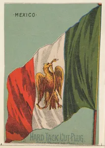 Mexico, from the National Flags series (N195) issued by Wm. S. Kimball & Co.