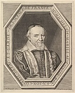 Michel de Marillac, conseiller d'etat et garde des sceaux by Jean Morin|Philippe de Champaigne