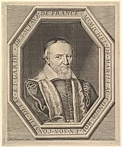 Michel de Marillac, conseiller d'etat et garde des sceaux by Jean Morin|Philippe de Champaigne