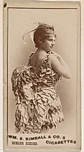 Mieles Rieder, from the Actresses series (N203) issued by Wm. S. Kimball & Co. by William S. Kimball & Company