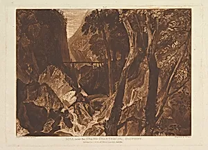 Mill Near the Grand Chartreuse, Dauphiny (Liber Studiorum, part XI, plate 54) by Joseph Mallord William Turner|Henry Edward Dawe