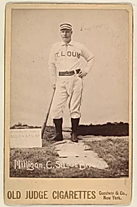 Milligan, Catcher, St. Louis Browns, from the series Old Judge Cigarettes by Goodwin & Company
