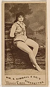 Minnie Carr, from the Actresses series (N203) issued by Wm. S. Kimball & Co. by William S. Kimball & Company