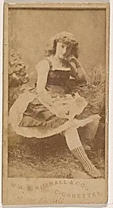 Minnie Parrott, from the Actresses series (N203) issued by Wm. S. Kimball & Co. by William S. Kimball & Company