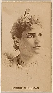 Minnie Seligman, from the Actresses series (N245) issued by Kinney Brothers to promote Sweet Caporal Cigarettes by Kinney Brothers Tobacco Company