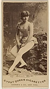 Minnie Ward, from the Actors and Actresses series (N171) for Gypsy Queen Cigarettes by Goodwin & Company