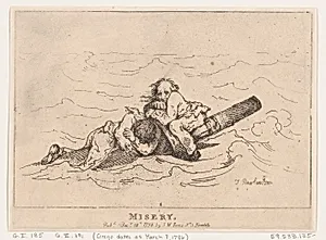 Misery by Thomas Rowlandson|S. W. Fores
