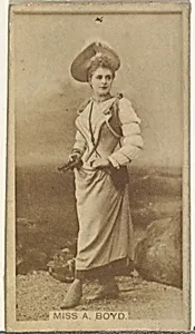 Miss A. Boyd, from the Actors and Actresses series (N145-8) issued by Duke Sons & Co. to promote Duke Cigarettes by W. Duke, Sons & Co.|American Tobacco Company