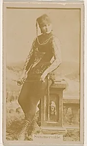 Miss Annie Summerville, from the Actresses series (N245) issued by Kinney Brothers to promote Sweet Caporal Cigarettes by Kinney Brothers Tobacco Company