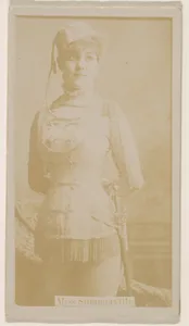 Miss Annie Summerville, from the Actresses series (N245) issued by Kinney Brothers to promote Sweet Caporal Cigarettes by Kinney Brothers Tobacco Company