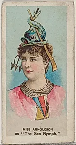 Miss Arnoldson as "The Sea Nymph," from the series Fancy Dress Ball Costumes (N73) for Duke brand cigarettes by W. Duke, Sons & Co.|Knapp & Company