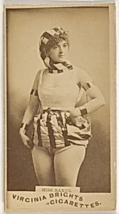 Miss Baker, from the Actors and Actresses series (N45, Type 1) for Virginia Brights Cigarettes by Allen & Ginter