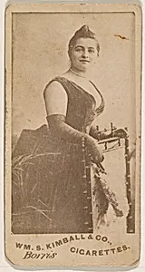 Miss Borris, from the Actresses series (N203) issued by Wm. S. Kimball & Co. by William S. Kimball & Company
