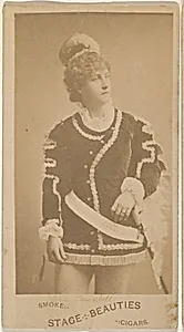 Miss Campbell, from the Actresses series (N666) to promote Stage Beauties Cigars by Unknown Artist