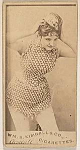 Miss Clementi, from the Actresses series (N203) issued by Wm. S. Kimball & Co. by William S. Kimball & Company