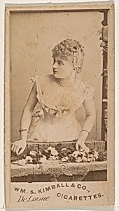 Miss De Lorme, from the Actresses series (N203) issued by Wm. S. Kimball & Co. by William S. Kimball & Company