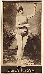Miss Debray, from the Actresses series (N675), promoting Kan Ka Kee Kats by Unknown Artist
