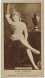 Miss Dempsey, from the Actors and Actresses series (N171) for Old Judge Cigarettes by Goodwin & Company