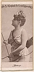 Miss Diana, from the Actresses series (N190) issued by Wm. S. Kimball & Co. by William S. Kimball & Company