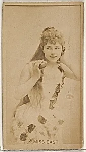 Miss East, from the Actors and Actresses series (N45, Type 8) for Virginia Brights Cigarettes by Allen & Ginter