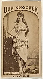 Miss Edith King, from the Actresses series (N665) promoting Our Knocker Cigars by Unknown Artist