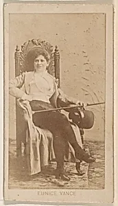 Miss Eunice Vance, from the Actresses series (N245) issued by Kinney Brothers to promote Sweet Caporal Cigarettes by Kinney Brothers Tobacco Company