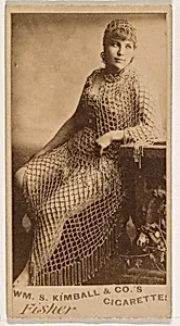 Miss Fisher, from the Actresses series (N203) issued by Wm. S. Kimball & Co. by William S. Kimball & Company