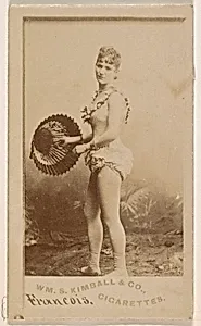 Miss Francois, from the Actresses series (N203) issued by Wm. S. Kimball & Co. by William S. Kimball & Company