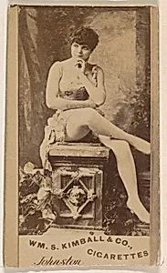 Miss Johnston, from the Actresses series (N203) issued by Wm. S. Kimball & Co. by William S. Kimball & Company