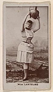 Miss Lantelme, from the Actresses series (N245) issued by Kinney Brothers to promote Sweet Caporal Cigarettes by Kinney Brothers Tobacco Company
